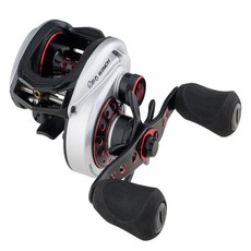 Abu Garcia Revo4電動捲線器水滴輪 左手把, 單品, 黑+紅+白