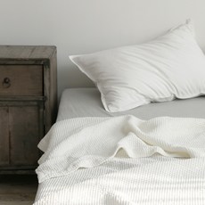 elena heim 莫代爾棉鬆餅被毯, 象牙