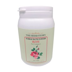 THE HERB STORY 大容量泡泡沐浴粉 玫瑰香, 1公斤, 1個