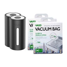 便攜式真空壓縮器 黑色 2入+壓縮包 M號 2入, TVD1