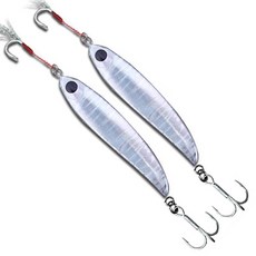 몽크로스 바이브 라이너 메탈 어시스트 훅 실버 60g, 2개