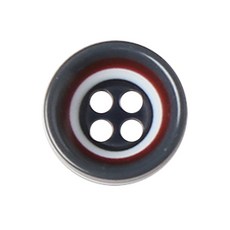 HR大鈕扣 Retona 鈕扣 NO28 11mm, 混合顏色, 12個