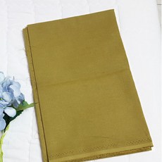 Rudia&Pole象牙白284水洗亞麻素色布, 芥末色