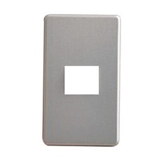 VIUUM 金屬開關 1 間距蓋現代鋁, 1份