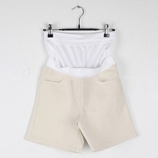 엠오엠 임산부 듀얼심리스 블리 면스판 반바지