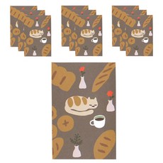 브리스크스타일 성냥, 빵과 커피 그리고 고양이, 10개