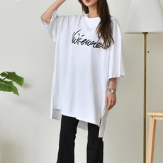 반하지오 임부복 유니크 자수 박스 티셔츠