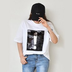 반하지오 임부복 매직 스팽글 티셔츠