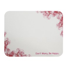 순수 규조토 디자인 프린팅 발매트 M, 해피, 1개