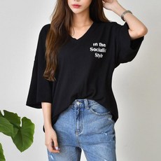 반하지오 임부복 스타일 V 티셔츠