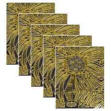 ARYKO TRADERS 3D 金屬美甲貼紙, BP055, 5個