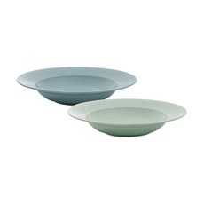 Jen韓國Jen森林Celadon森林碗 24cm+灰色藍色森林碗 24cm, 混色, 2件