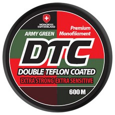 몽크로스 모노라인 낚싯줄 DTC 1.0호, ARMYGREEN, 1개