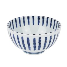 藍色條紋烏龍麵湯碗, 混色, 1個