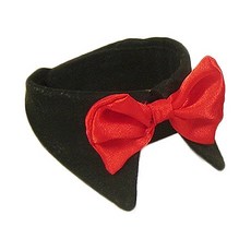 April16 寵物棉質蝴蝶結 M, 黑色, 1個