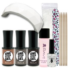 Ravi One Step Wood Skilled Nail Set, 9種, 1套