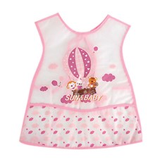 1300K My Rabbit Baby Food 防水圍嘴 Animal Friends, 粉色, 1件