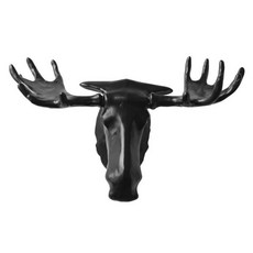 Bosain 水牛壁掛掛鉤, 黑色, 1個