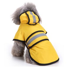Petnine 寵物反光斗篷雨衣, 黃色