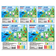 영아트 뜯어쓰는 색종이 60매, 10색, 5세트