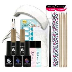 Ravi 生日石 4 月 9 月 10 月 美甲專業套組, 15種, 1套