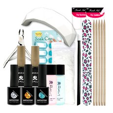 Ravi 生日石 4 月 11 月 12 月 美甲專業套組, 15種, 1套