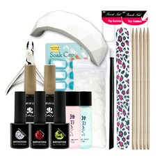 Ravi 生日石 4 月 7 月 8 月 美甲專業套組, 15種, 1套