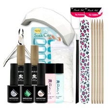 Ravi 生日石 4 月 5 月 6 月 美甲專業套組, 15種, 1套