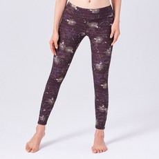 easyoga 女款圖案印花內搭長褲 YWE-1802-841-F68