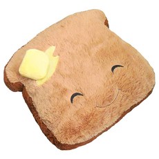 스퀴셔블 컴포트 푸드 토스트 봉제인형, 45.72cm, 혼합 색상, 1개