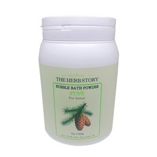 THE HERB STORY 泡泡浴入浴粉 松樹 大容量, 1kg, 1個