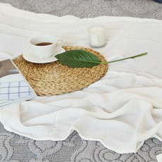 床墊毯 深灰色, 白色的