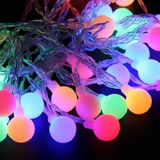 나이스엘이디 LED 건전지 앵두전구 40구 + 건전지, 4색칼라, 1개