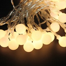 나이스엘이디 LED 건전지 앵두전구 40구 + 건전지, 웜화이트, 1개