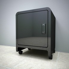 큐빅스 3 사물함 바퀴형, 블랙, 1개