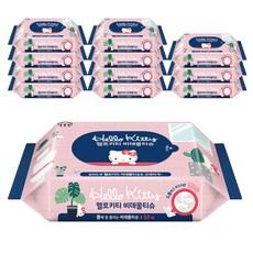 HELLO KITTY 濕紙巾補充包, 50張, 12個