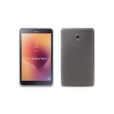 아이디스킨 갤럭시탭A 8.0 2017 젤리케이스 T385 T380, 누드블랙, 1개