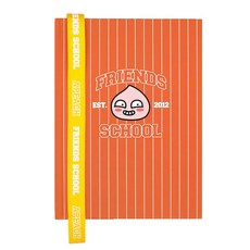 아이콘스 카카오프렌즈 프렌즈스쿨 하드커버 노트, APEACH, 1개