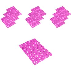 Ants 廚房用品多功能地墊 10入, 粉色愛心