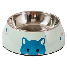 비케이 반려동물 멜라닌 심플식기 L, 냐옹, 1개