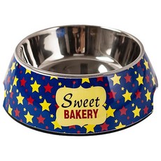 비케이 반려동물 멜라닌 심플식기 L, 달콤한별, 1개