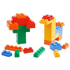 軟積木 60塊, 混色