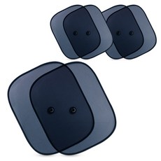 니녹 차량용 햇빛가리개 2p, 블랙, 3개