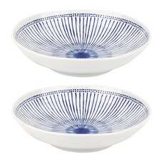 點線造型義大利麵碗, 混色, 2件