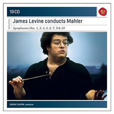 말러 교향곡 1 3 4 5 6 7 9 & 10번- 제임스 레바인/시카고 심포니 EU수입반, 10CD