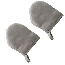 하우밍 메이 린넨 주방장갑, 베이지, 2개입