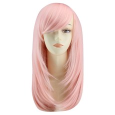 Partybok 原宿梨花7派對假髮ROGB39907, 粉色的