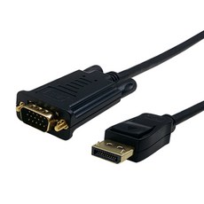 랜스타 신호변환기 디스플레이 to VGA 컨버터 케이블, LS-DP15-3M, 1개