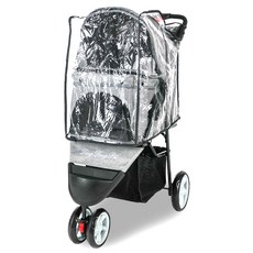 DING DONG PET 寵物系列推車專用雨罩, 透明度