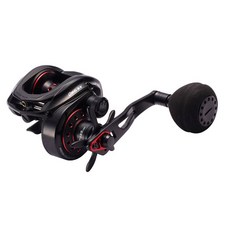 아부가르시아 레보4 SX 베이트릴 우핸들, 블랙 + 레드